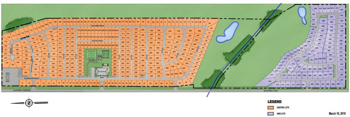 Site plan for Bluewater Country in Sarnia, Ontario