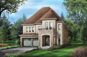 The Swan Valley new home model plan at the Vales of the Humber Estates by Regal Crest Homes in Brampton